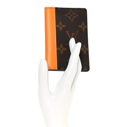 Louis Vuitton Monogram Macassar Pocket Organizer NM Safran Yellow 2 of 7