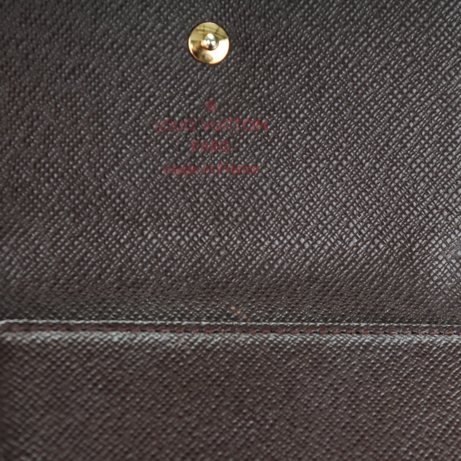 Louis Vuitton Damier Ebene Elise Wallet 6 of 9