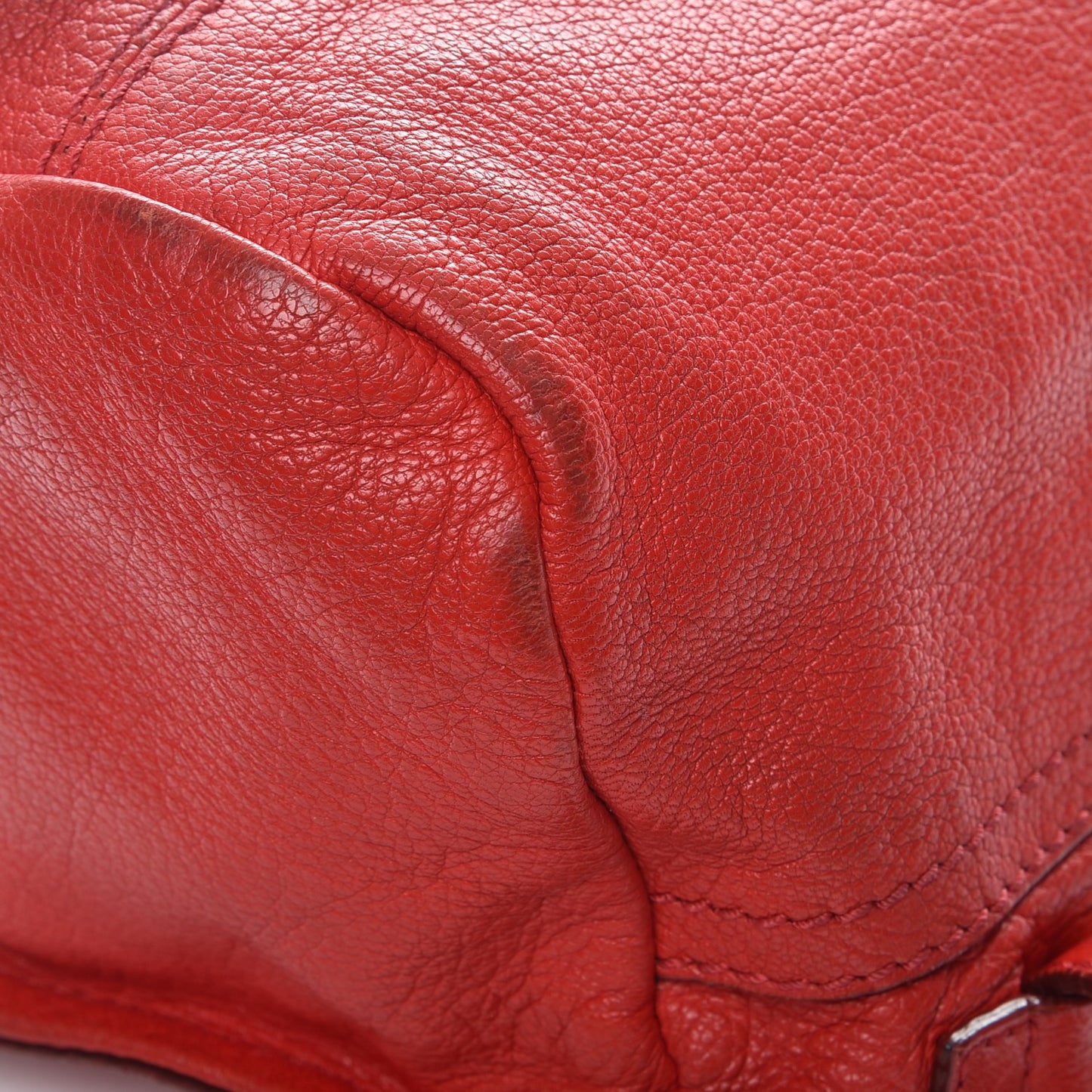 Sugar Goatskin Mini Pandora Red