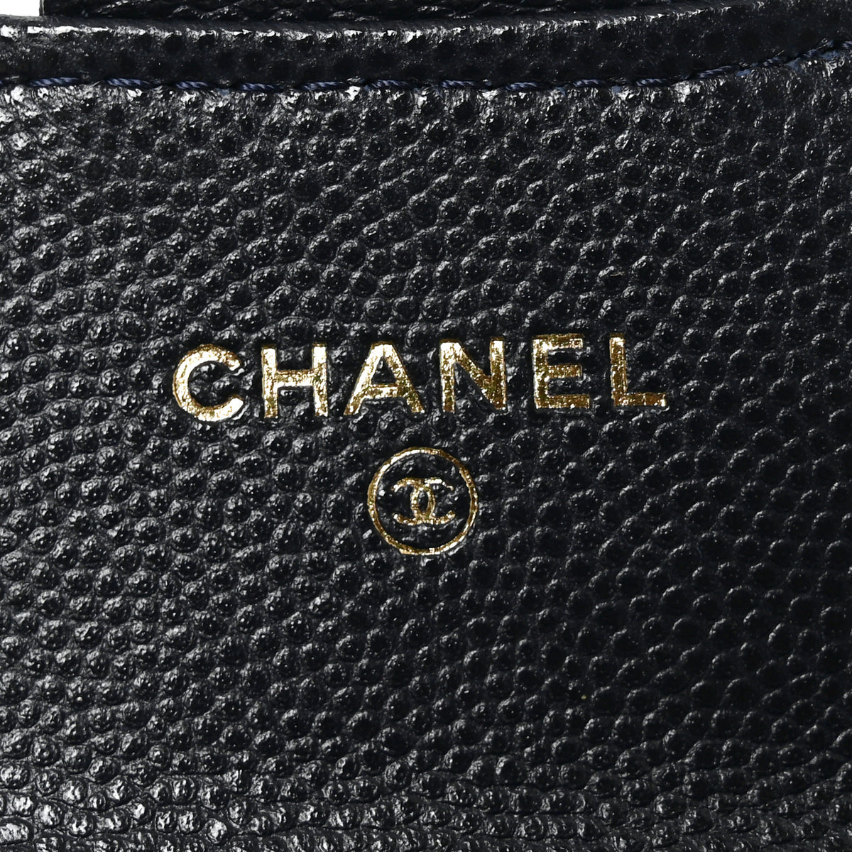 Chanel Caviar Quilted Flap Card Holder Navy Blue 6 of 9