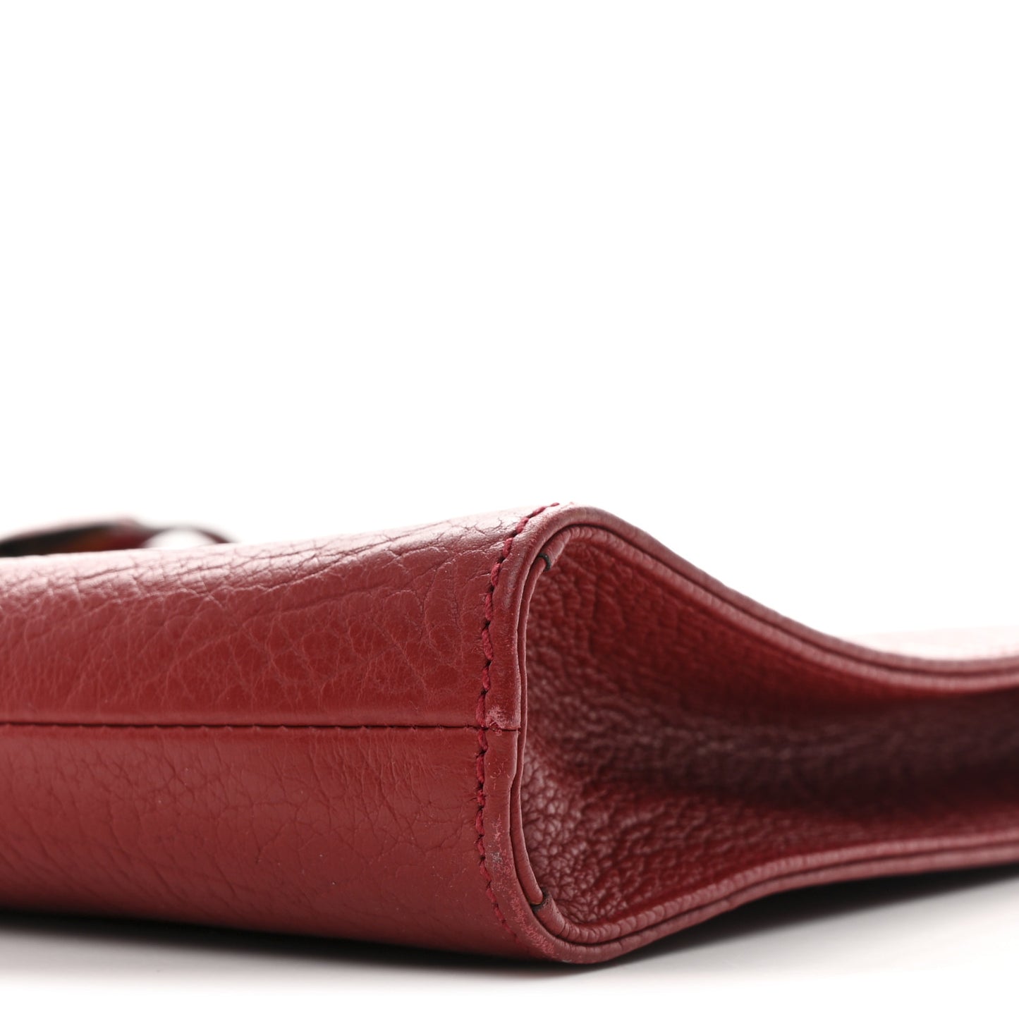 Calfskin Web Padlock Tote Red