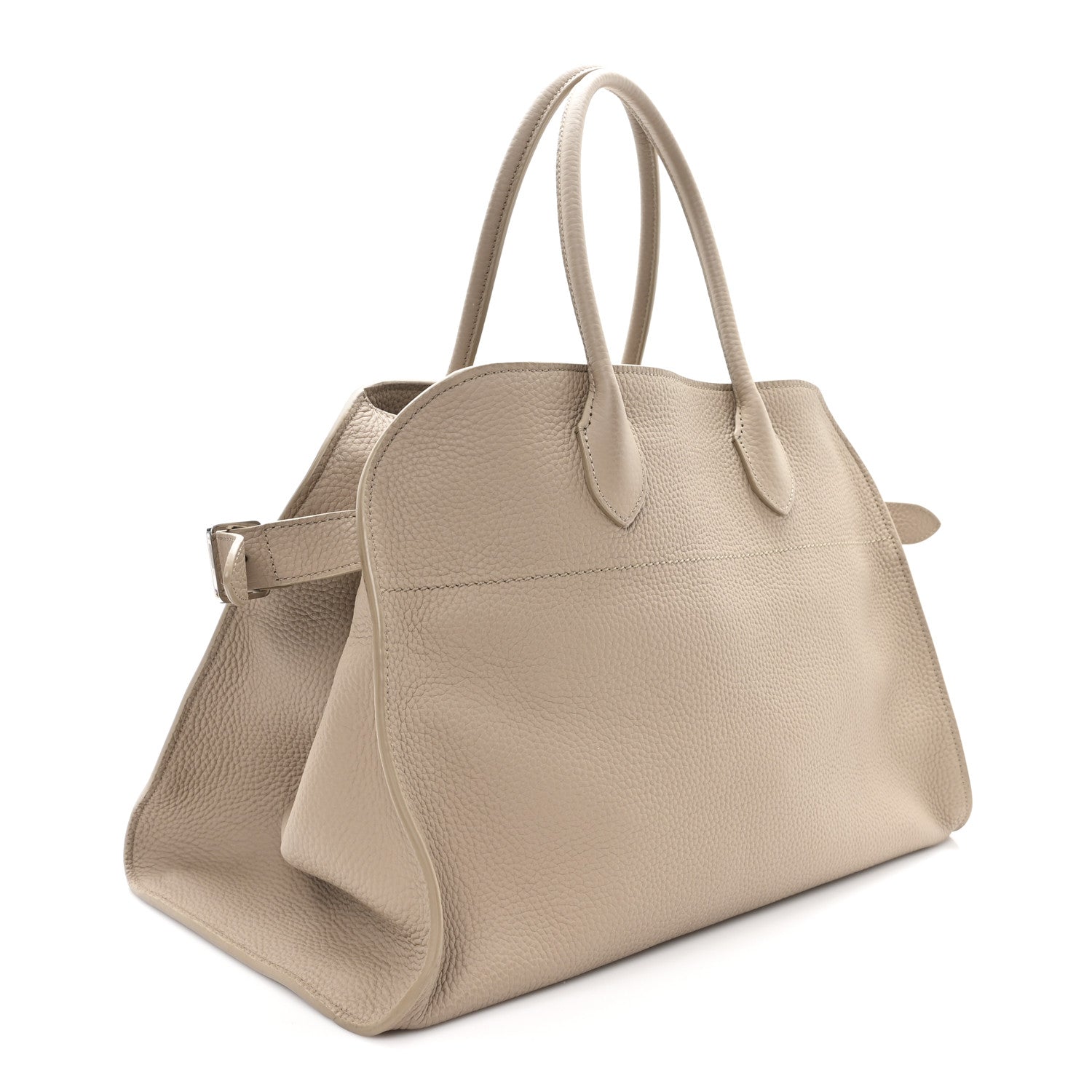 The Row Matte Grained Calfskin Soft Margaux 15 Dark Taupe Dark Taupe 2 of 8
