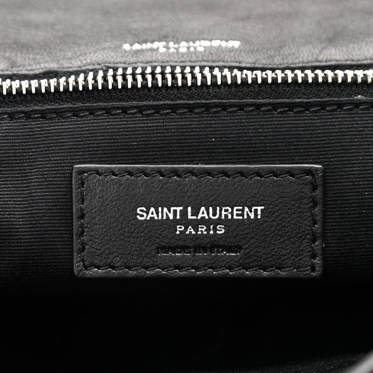 Saint Laurent Calfskin Monogram Armature Medium Niki Chain Satchel Black 8 of 13