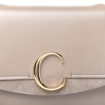 Chloe Calfskin Small C Double Carry Motty Grey 10 of 10