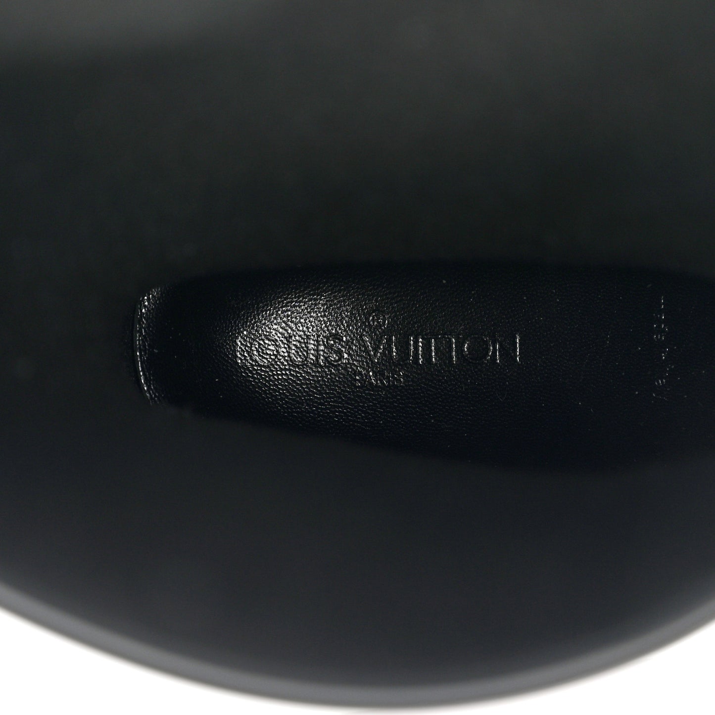 Rubber Embossed Monogram Splash Rain Boots 41 Black