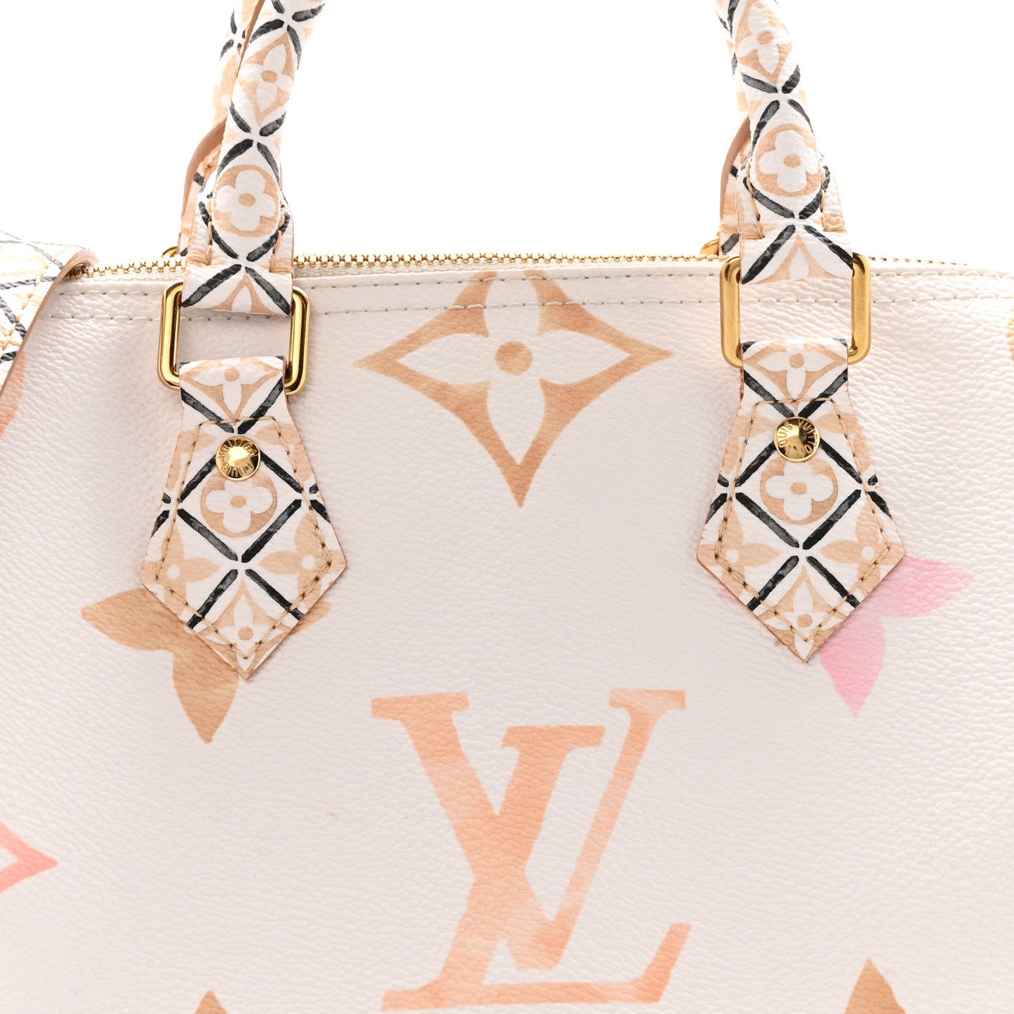 Monogram Giant By The Pool 2.0 Speedy Bandouliere 25 Beige