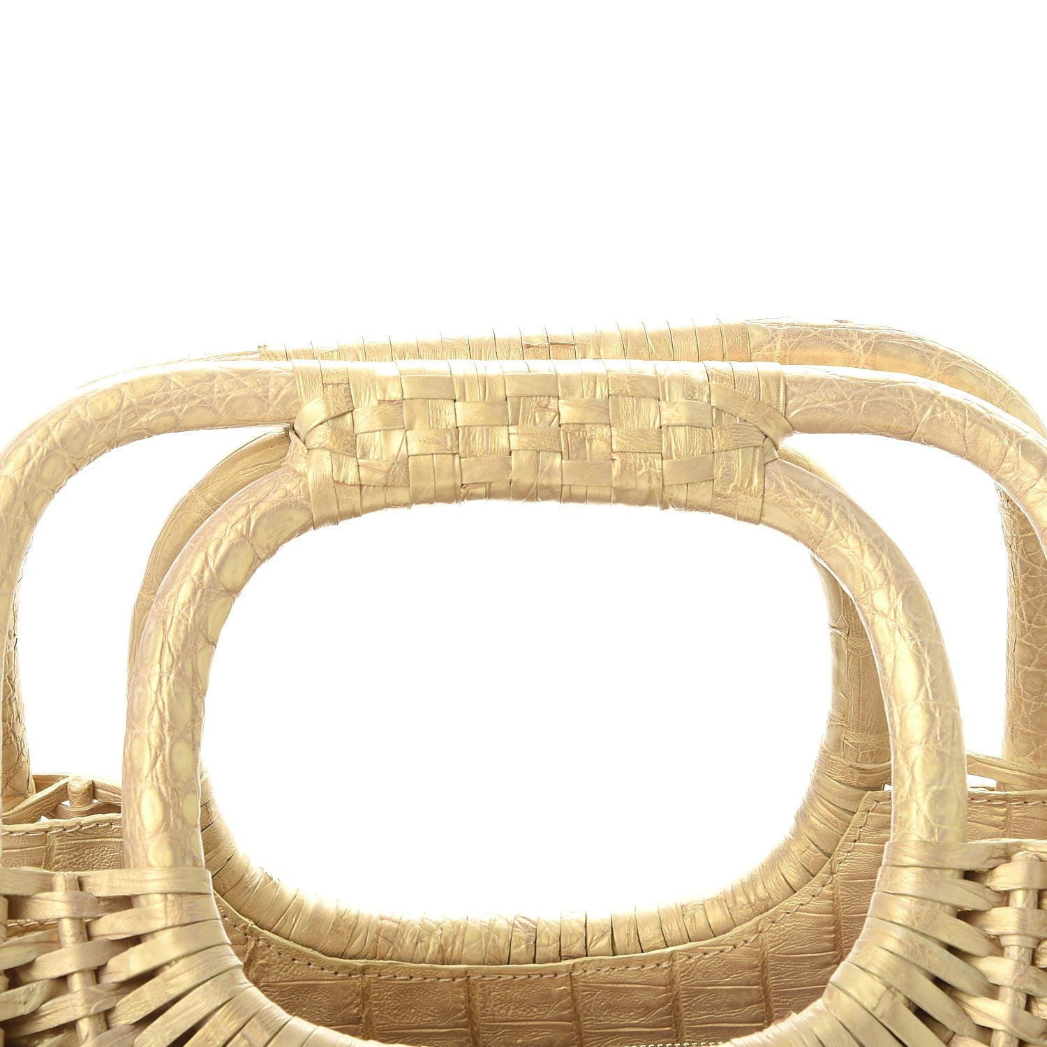 Nancy Gonzalez Crocodile Tote Gold 11 of 13