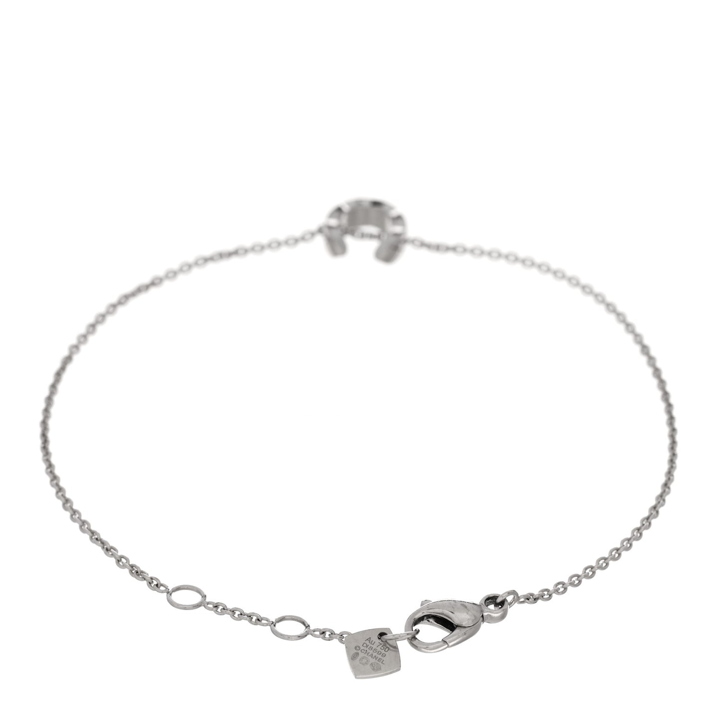 18K White Gold Coco Crush Station Bracelet