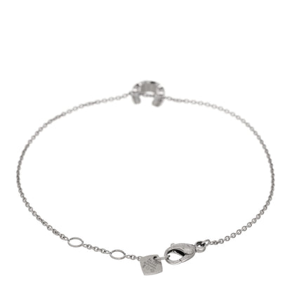 Chanel 18K White Gold Coco Crush Station Bracelet 2 of 4