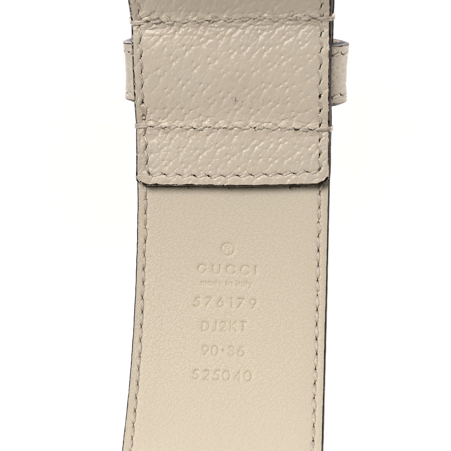 Textured Dollar Calfskin Bees And Stars Print Womens 40mm Belt 90 36 Mystic White Gold