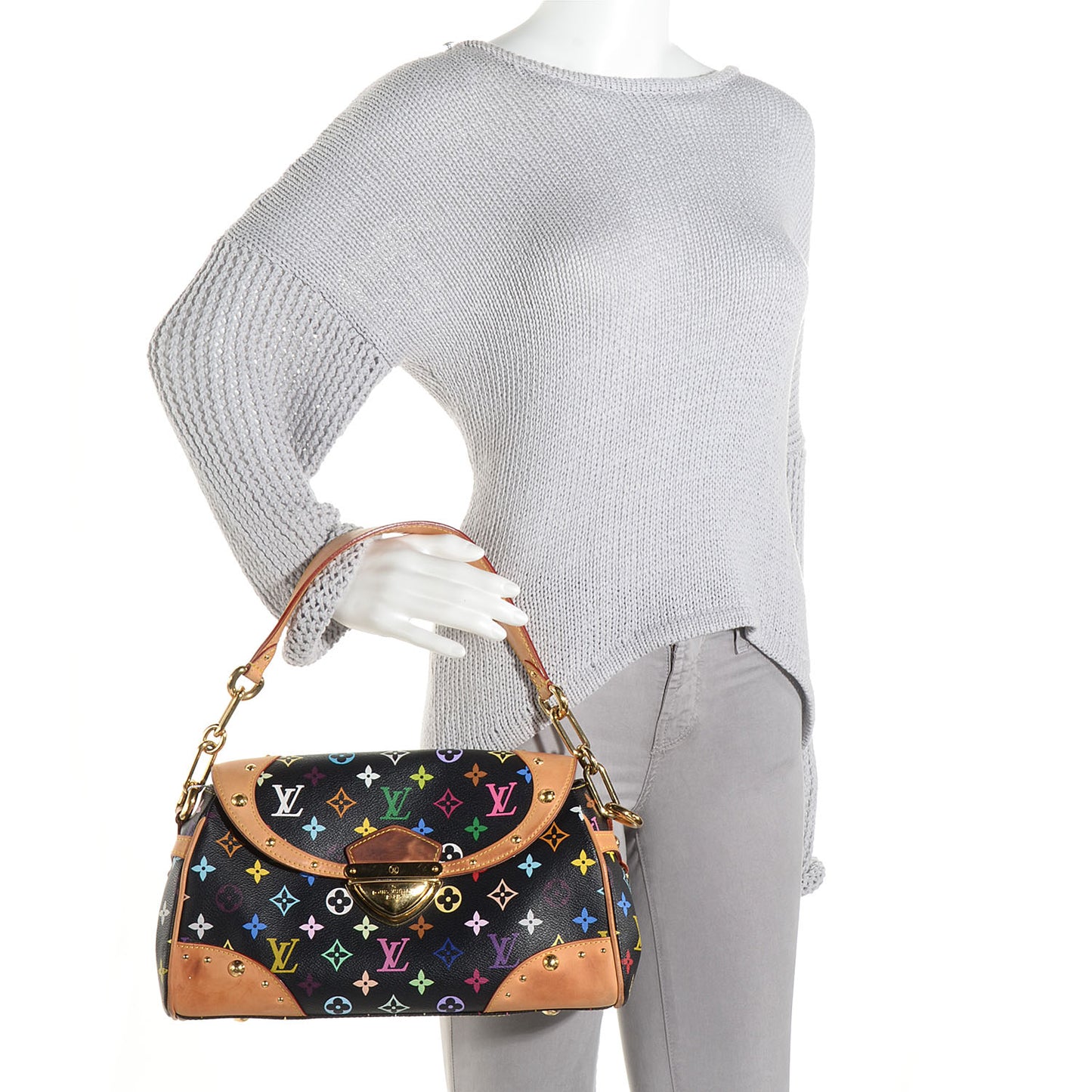 Monogram Multicolor Beverly MM Black