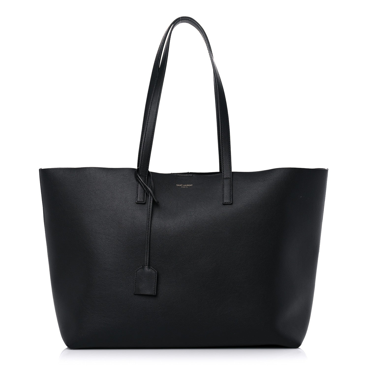 Saint Laurent Calfskin Large Shopping Tote Black 3 of 18