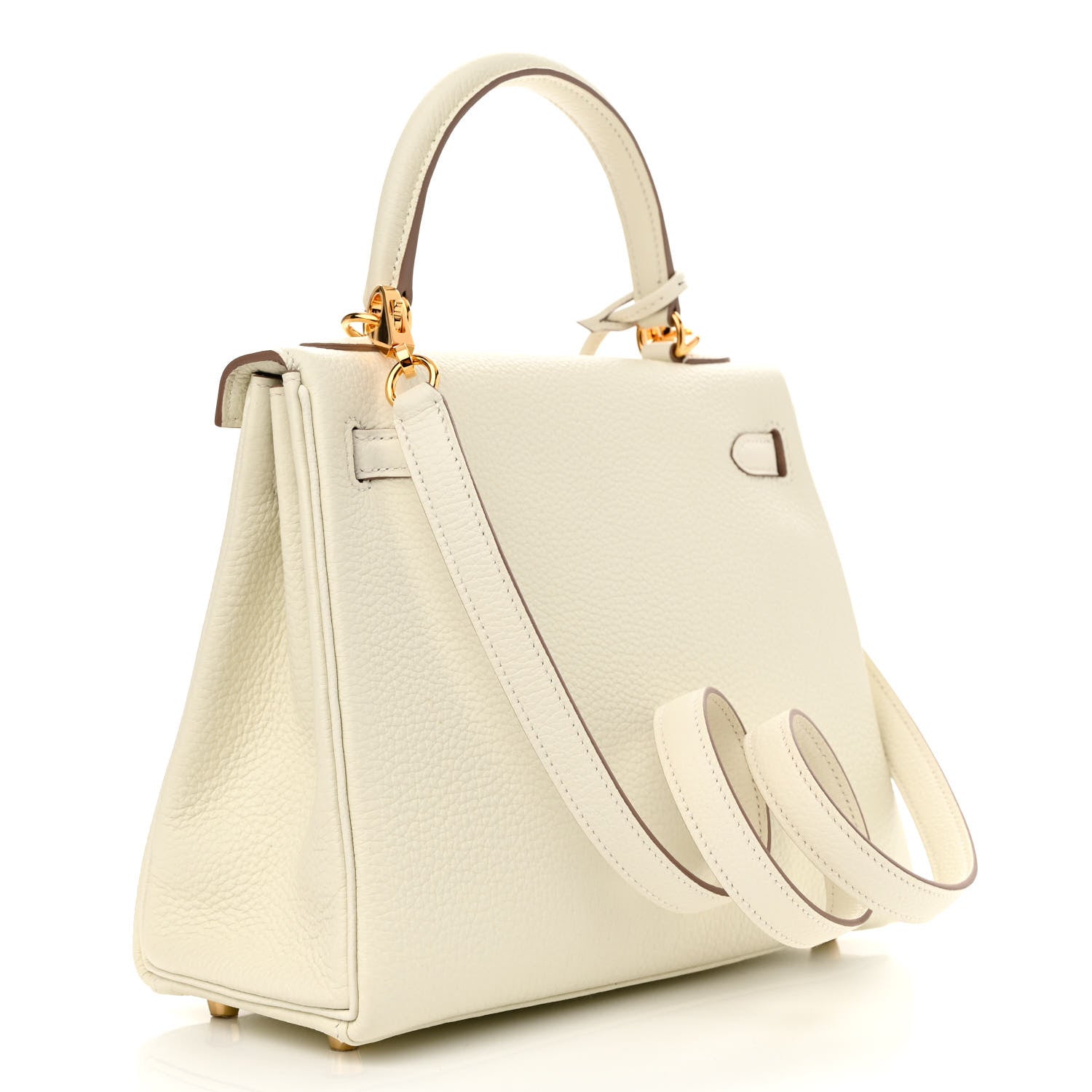 Hermes Togo Kelly Retourne 25 Mushroom 3 of 11