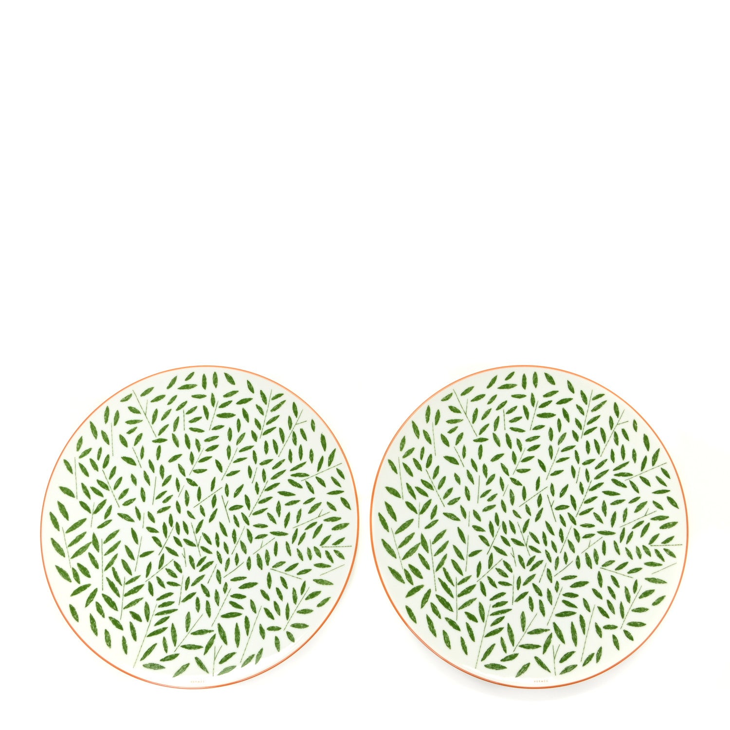 Hermes Porcelain A Walk In The Garden Dinner Plate Set of 2 2 of 4