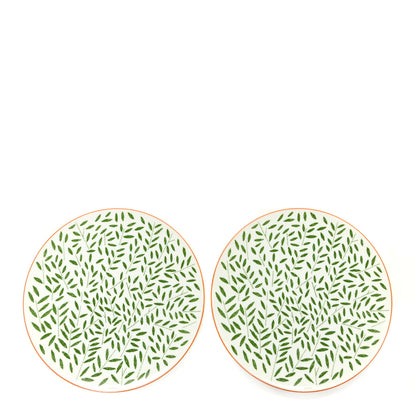 Hermes Porcelain A Walk In The Garden Dinner Plate Set of 2 2 of 4