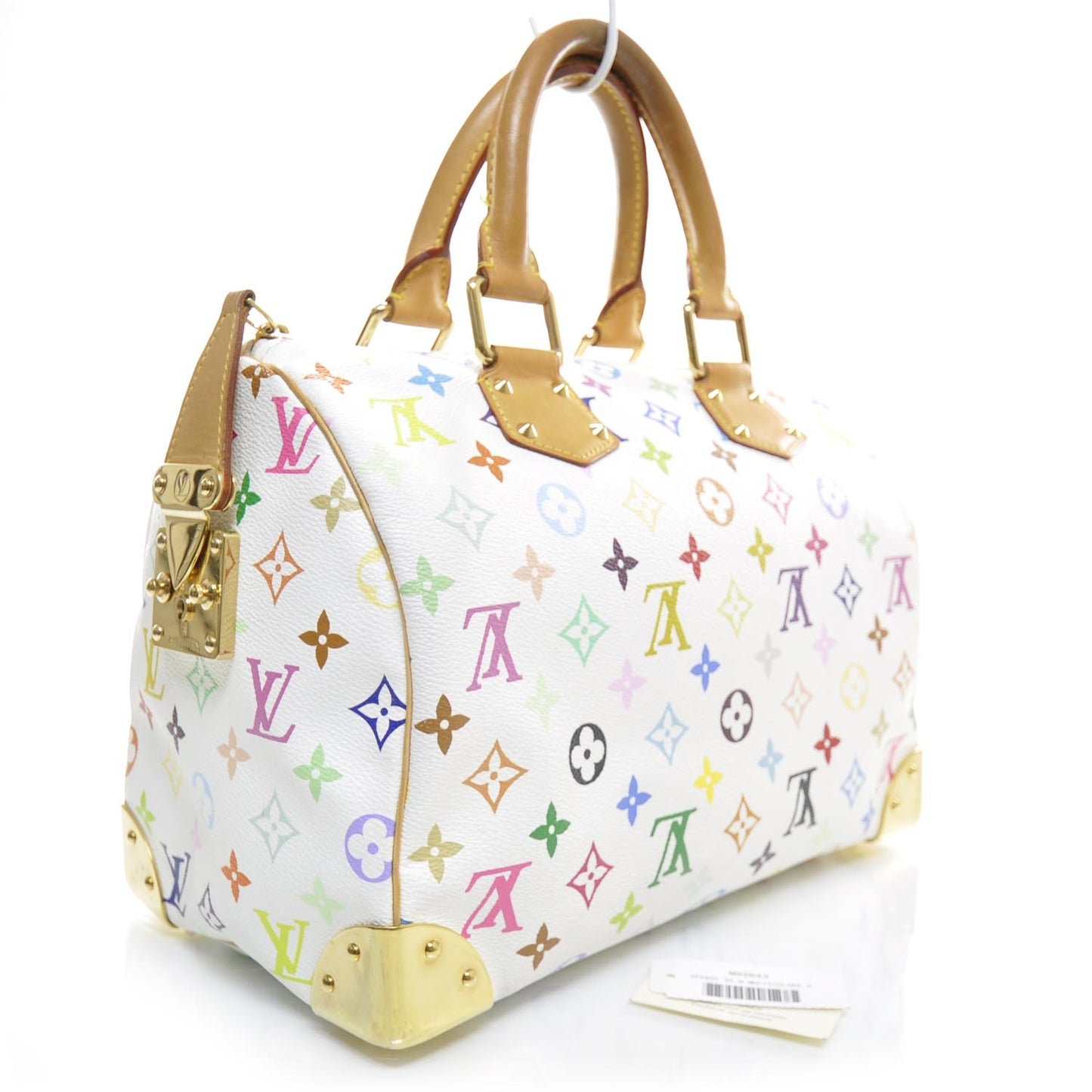 Monogram Multicolor Speedy 30 White