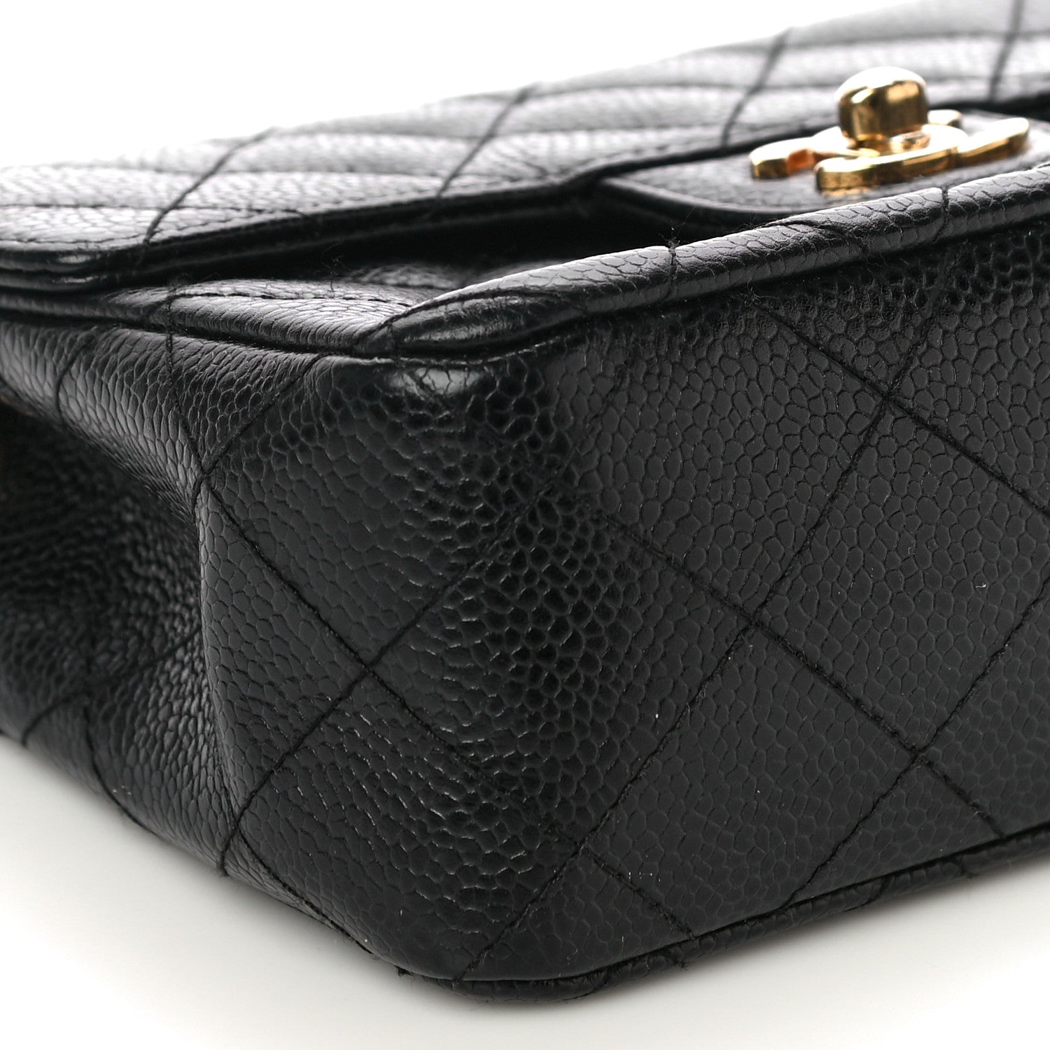 Chanel Caviar Quilted Mini Square Flap Black 8 of 14