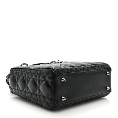 Christian Dior Lambskin Cannage Small My ABCDior Lady Dior Black 4 of 8