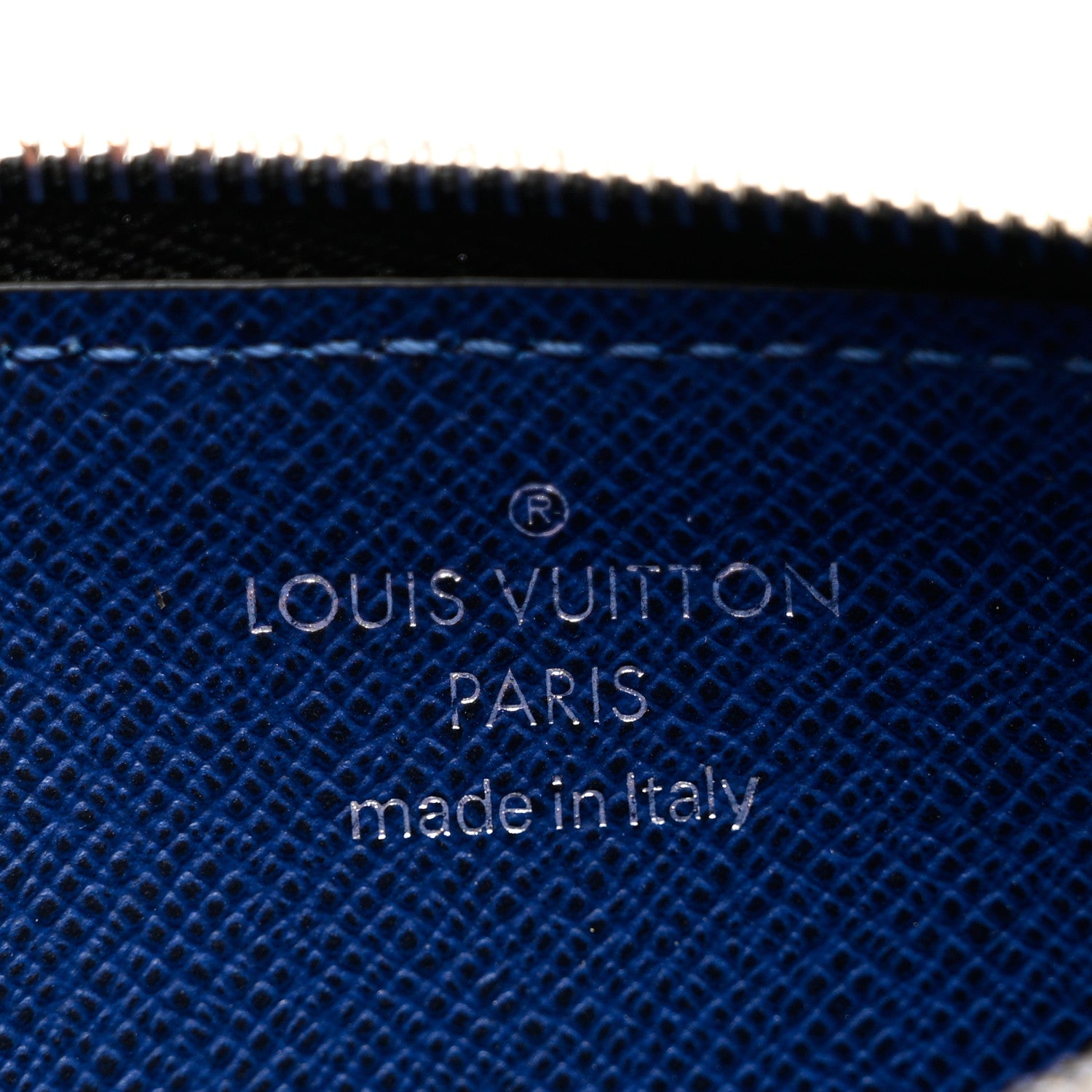 Louis Vuitton Taigarama Coin Card Holder Cobalt Blue 6 of 6
