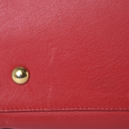 Saint Laurent Calfskin Small Classic Y Cabas Rouge Orient 10 of 15