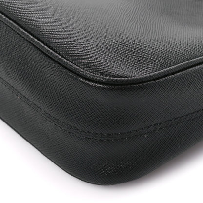 Prada Saffiano Lux Re-Edition 2005 Shoulder Bag Black 9 of 10