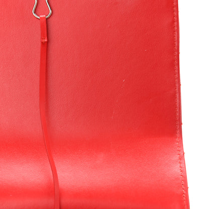 Off-White Calfskin Padded Diag Binder Flap Bag Red 12 of 12