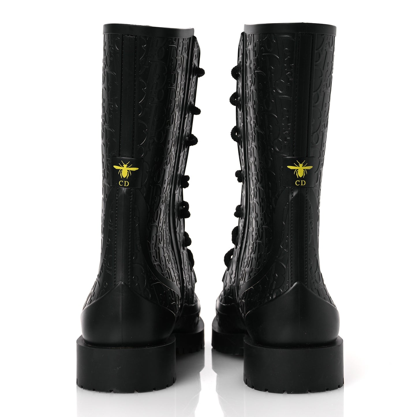 Oblique Rubber Diorcamp Boots 39 Black