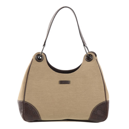 Gucci Guccissima Trim Canvas Colbert Hobo Black 1 of 7