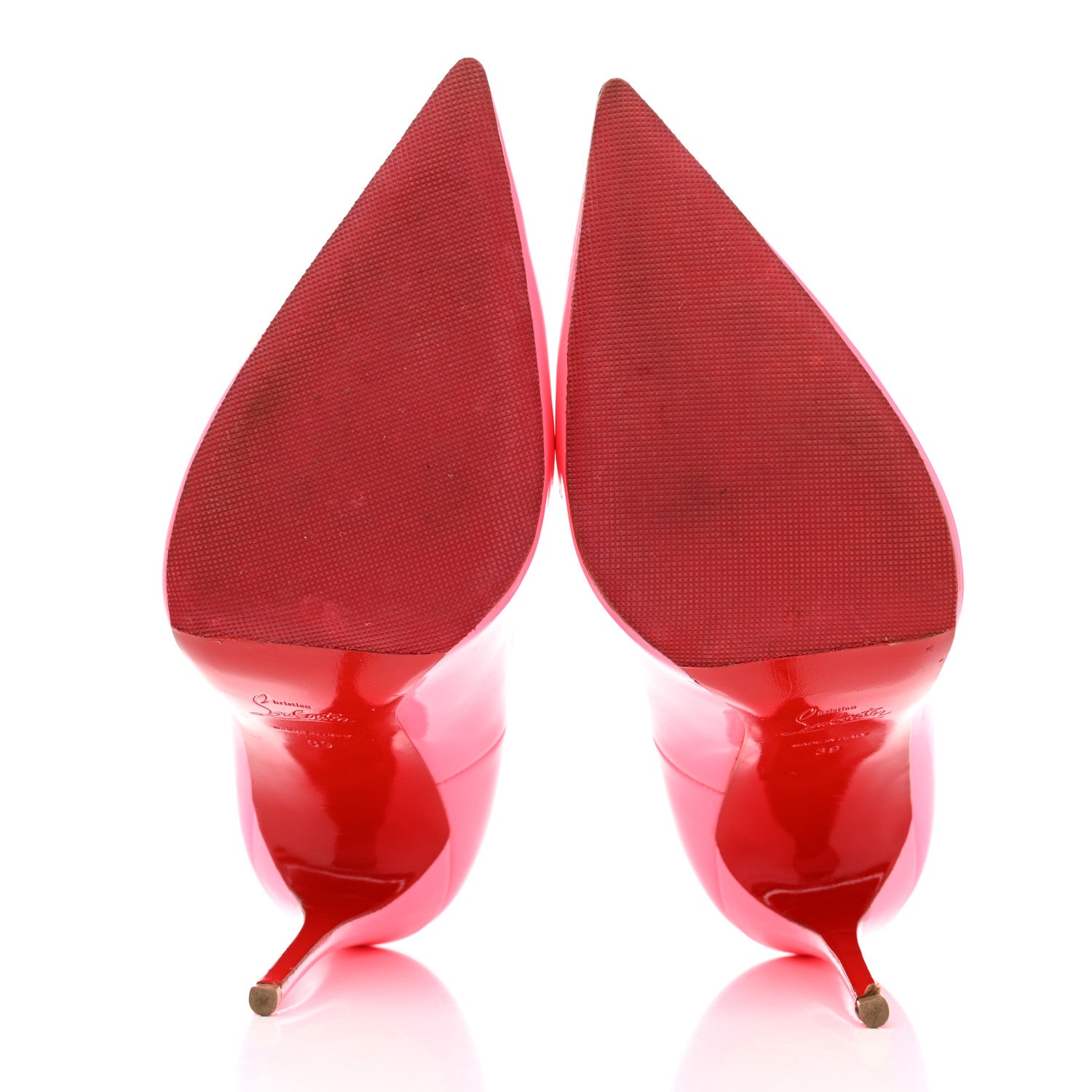 Christian Louboutin Patent So Kate 120 Pumps 39 Shocking Pink 5 of 9