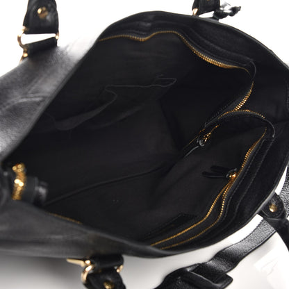Balenciaga Chevre Gold Metallic Edge Hardware City Black 5 of 8