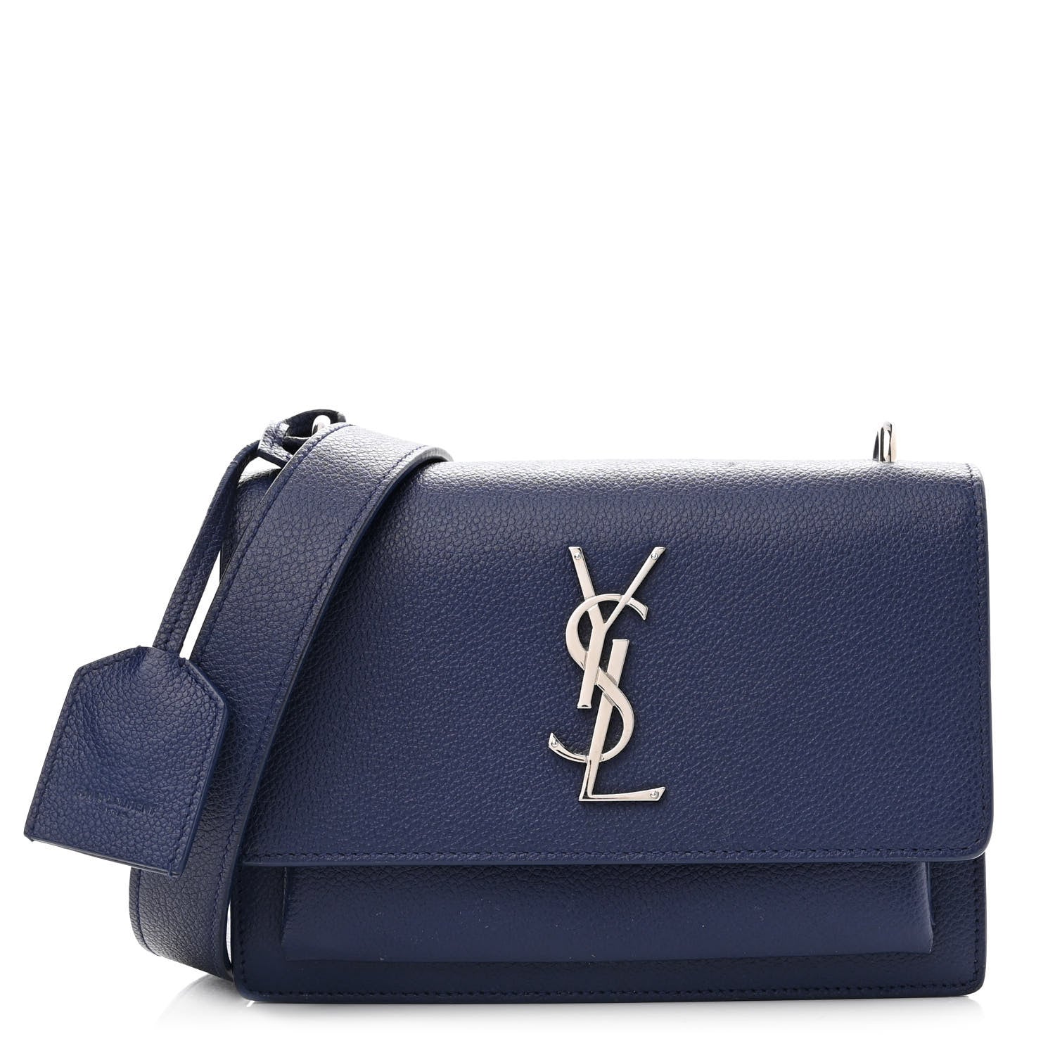 Saint Laurent Grained Calfskin Small Monogram Sunset Marinette 1 of 22