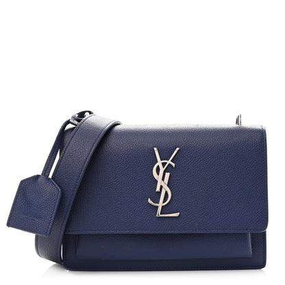 Saint Laurent Grained Calfskin Small Monogram Sunset Marinette 1 of 22