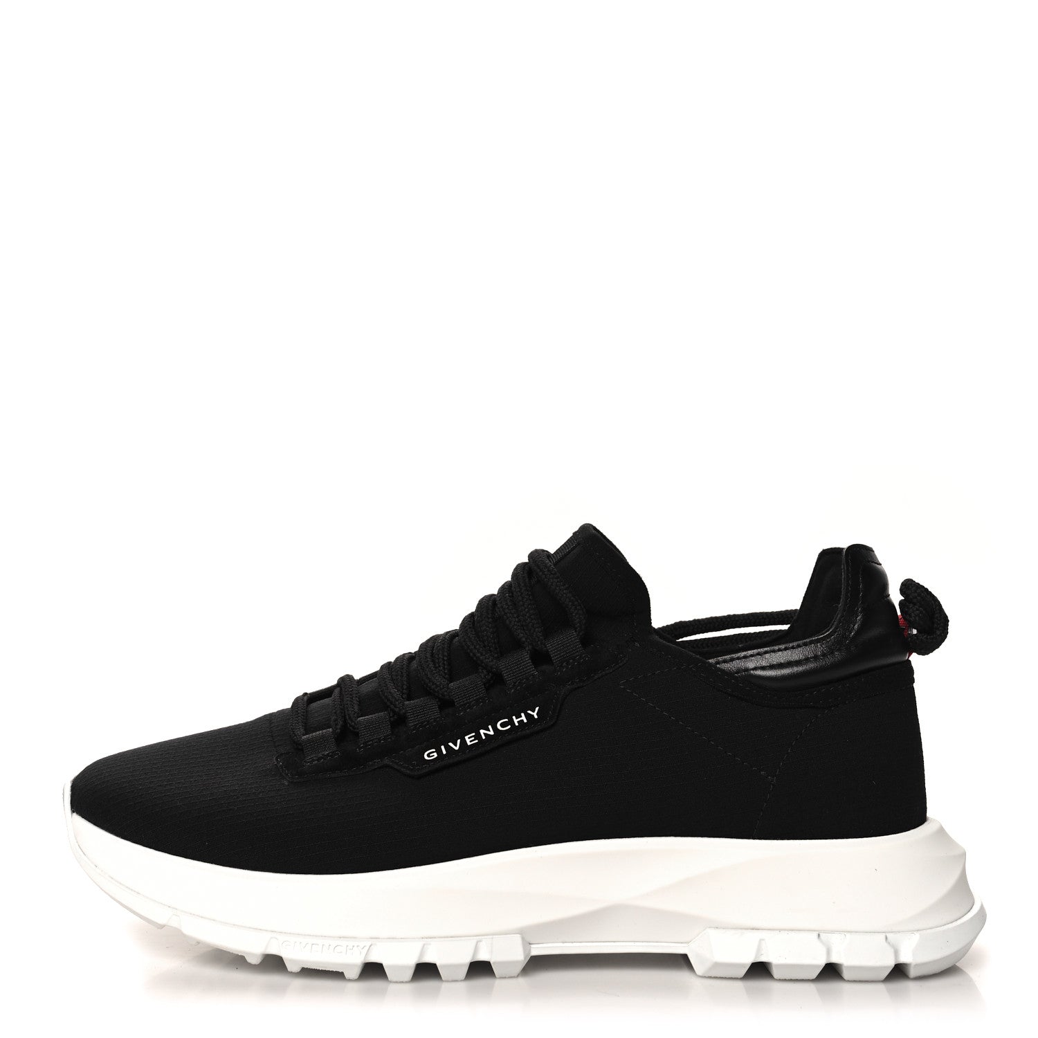 Givenchy Neoprene Calfskin Spectre Low Runners Sneakers 40 Black 1 of 8