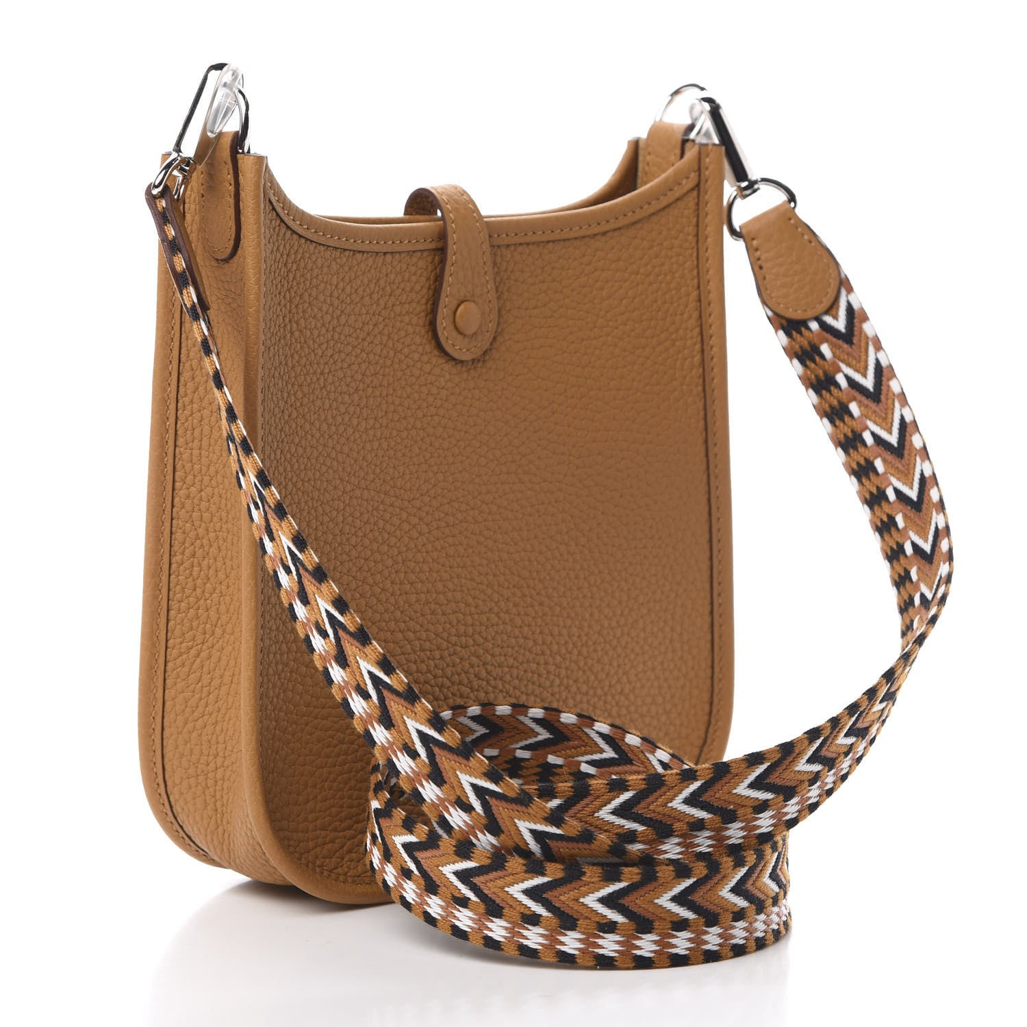 Hermes Taurillon Clemence Allegro Evelyne TPM Sesame 3 of 11