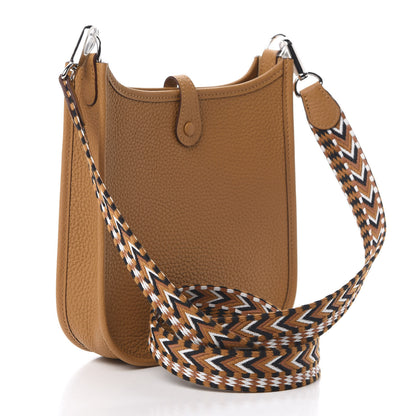 Hermes Taurillon Clemence Allegro Evelyne TPM Sesame 3 of 11