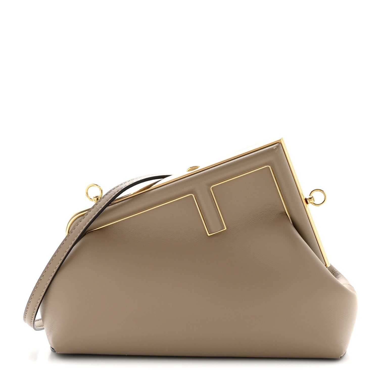 Fendi Shiny Nappa Small Fendi First Dove Gray 1 of 11
