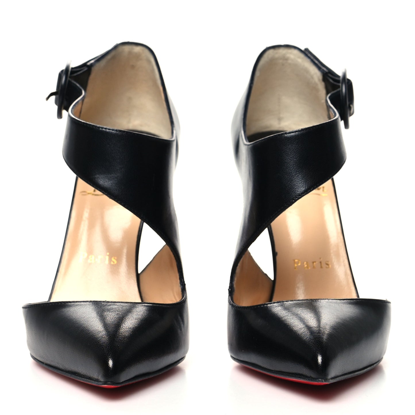 Shiny Nappa Sharpeta 100 Pumps 36.5 Black