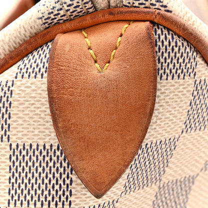 Louis Vuitton Damier Azur Speedy 30 6 of 12