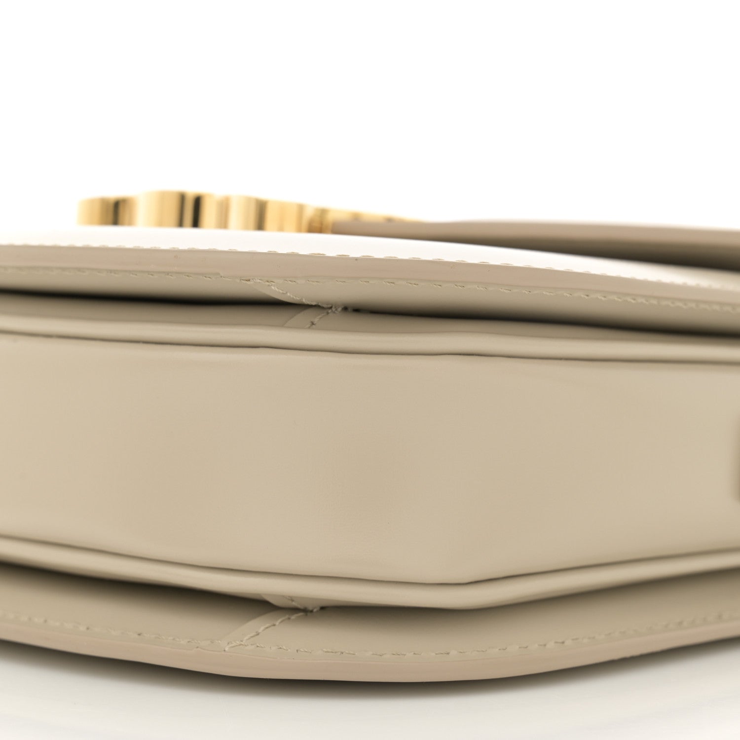 Celine Shiny Calfskin Triomphe Besace Clea Pebble 10 of 11