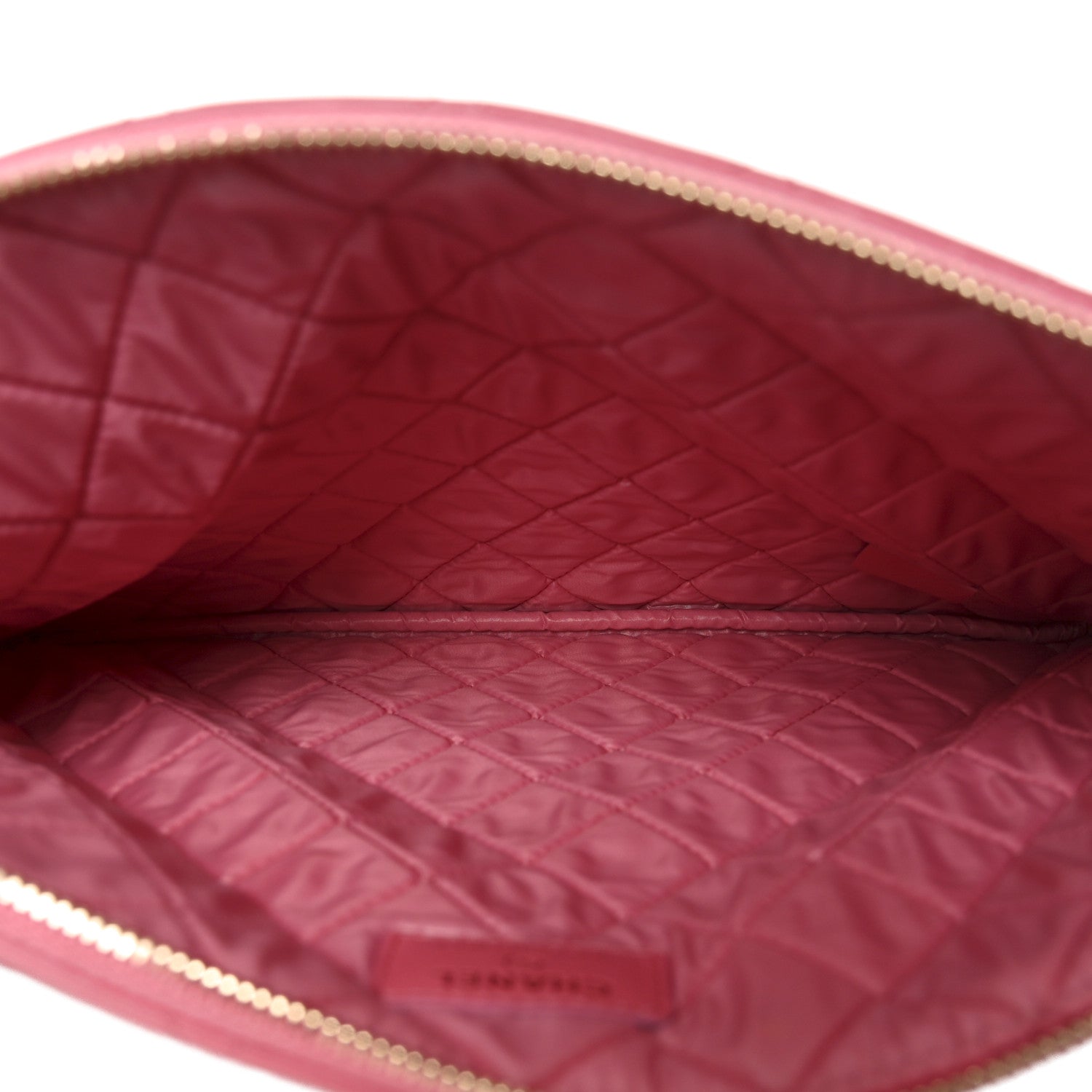 Chanel Lambskin Quilted Medium Casino Beauty CC Cosmetic Case Fuchsia 9 of 18
