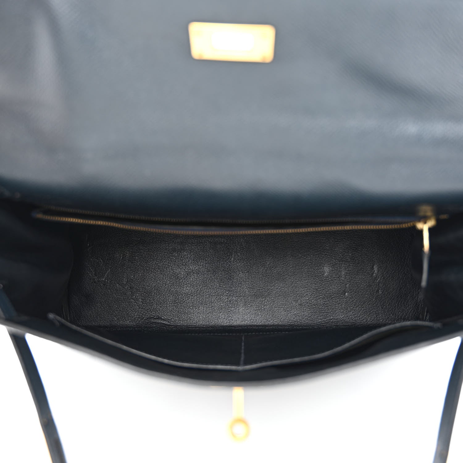 Hermes Courchevel Kelly Retourne 32 Bleu Indigo 5 of 14
