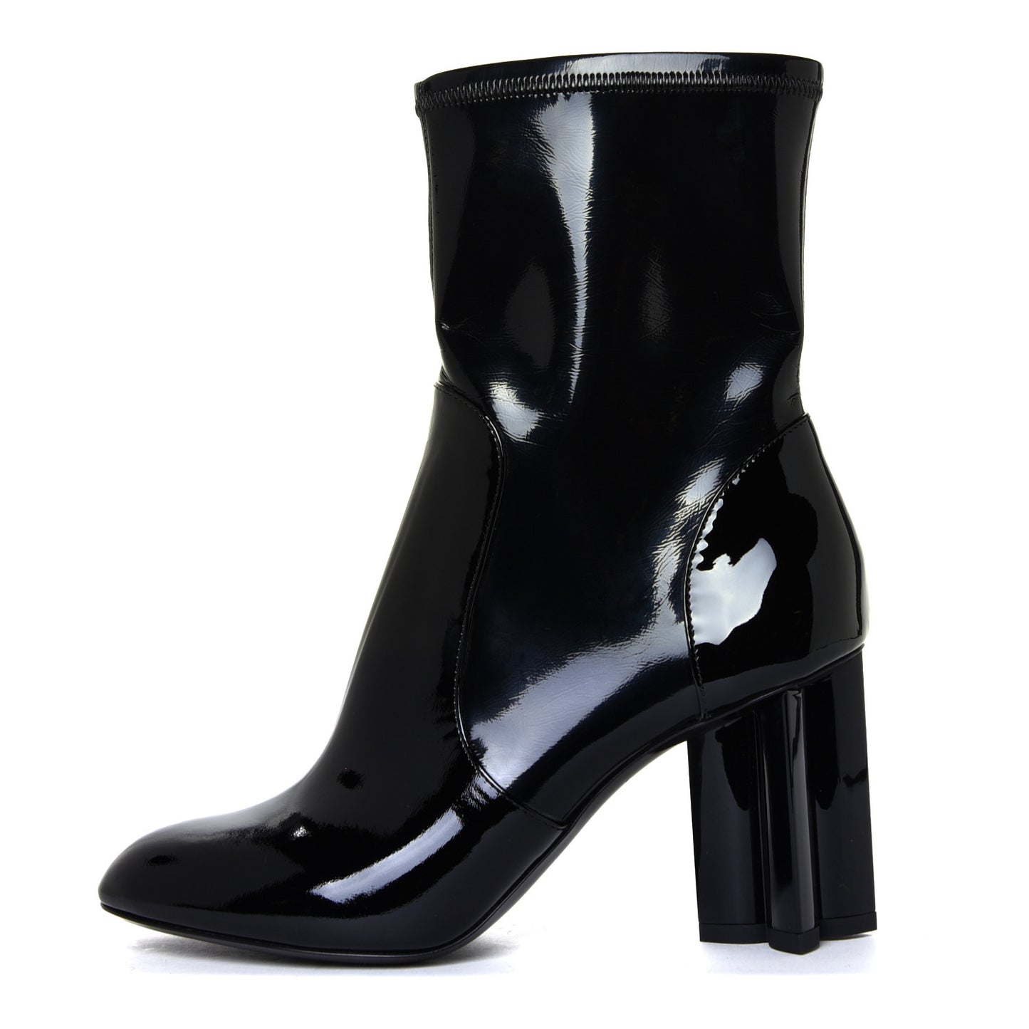 Patent Uniformes Silhouette Ankle Boots 35.5 Black