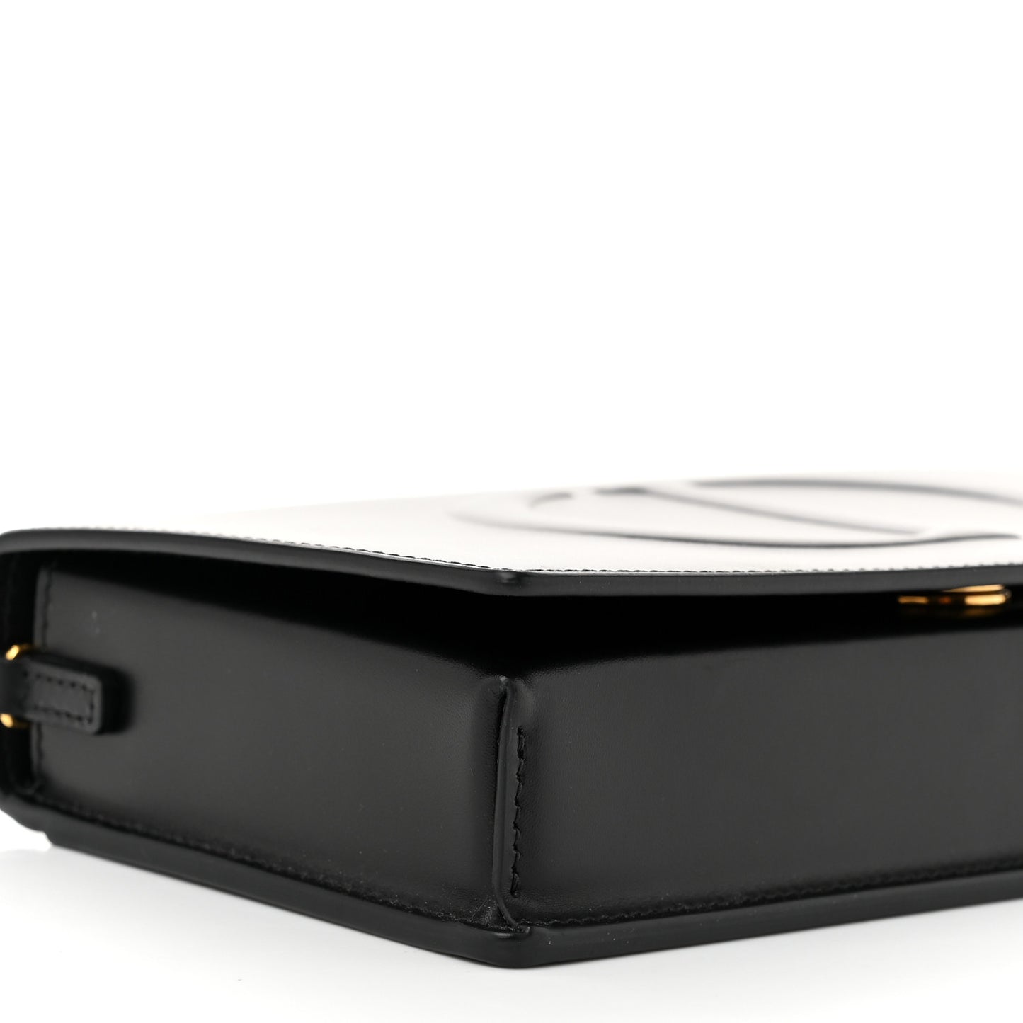 Calfskin CD Signature Clutch Black