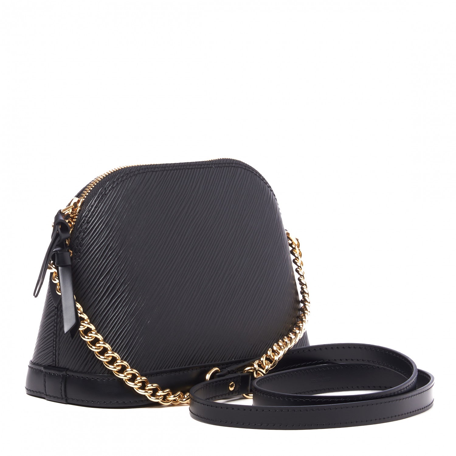 Louis Vuitton Epi Alma Mini Black 2 of 9