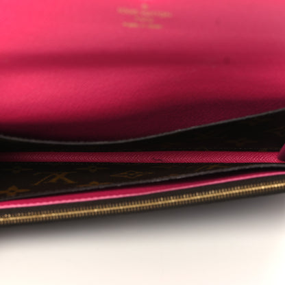 Louis Vuitton Monogram Bloom Flower Emilie Wallet Fuchsia 5 of 7