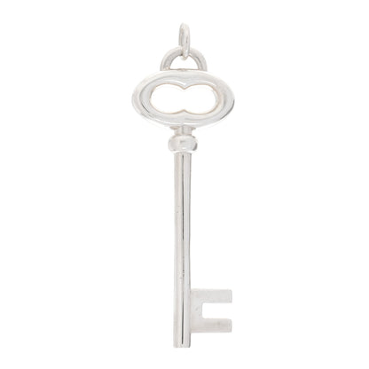 Tiffany Sterling Silver Oval Key Pendant 1 of 4