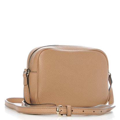 Gucci Pebbled Calfskin Small Soho Disco Bag Camelia 3 of 10