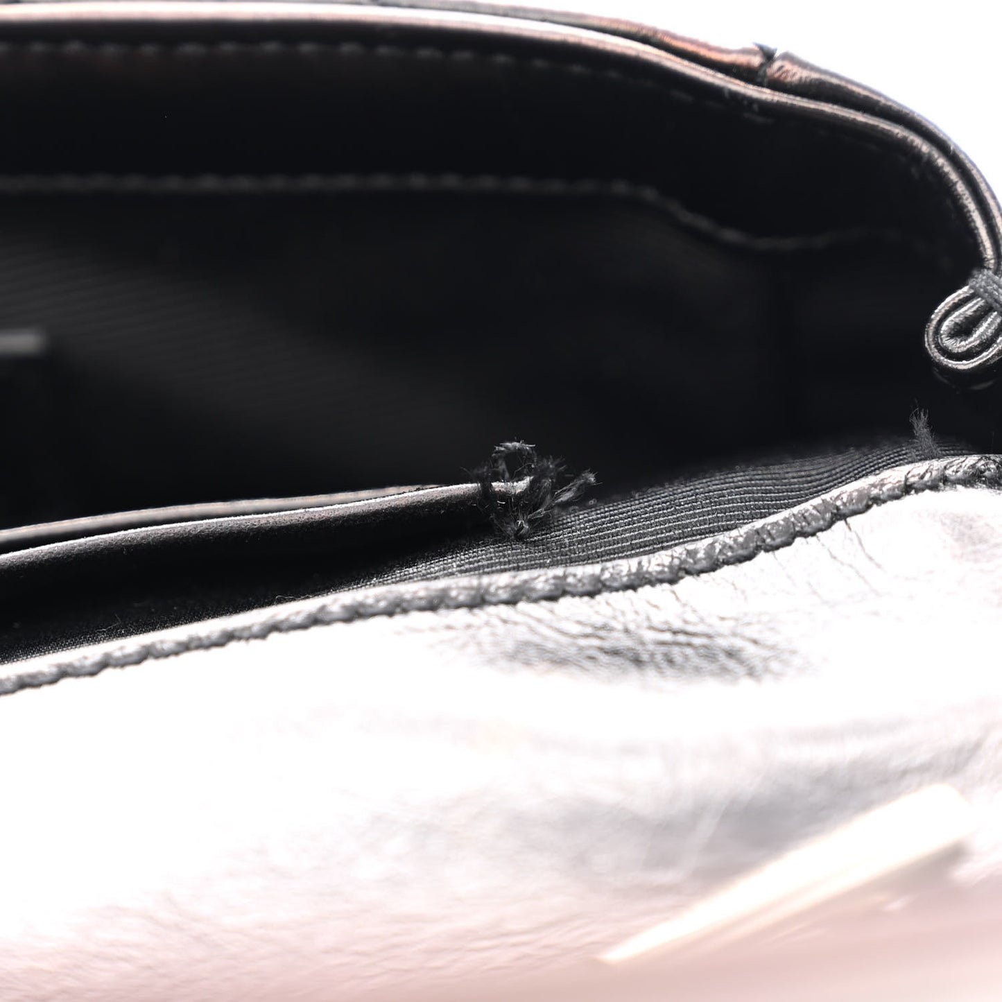 Calfskin Matelassé Monogram Classic Baby Punk Chain Bag Black