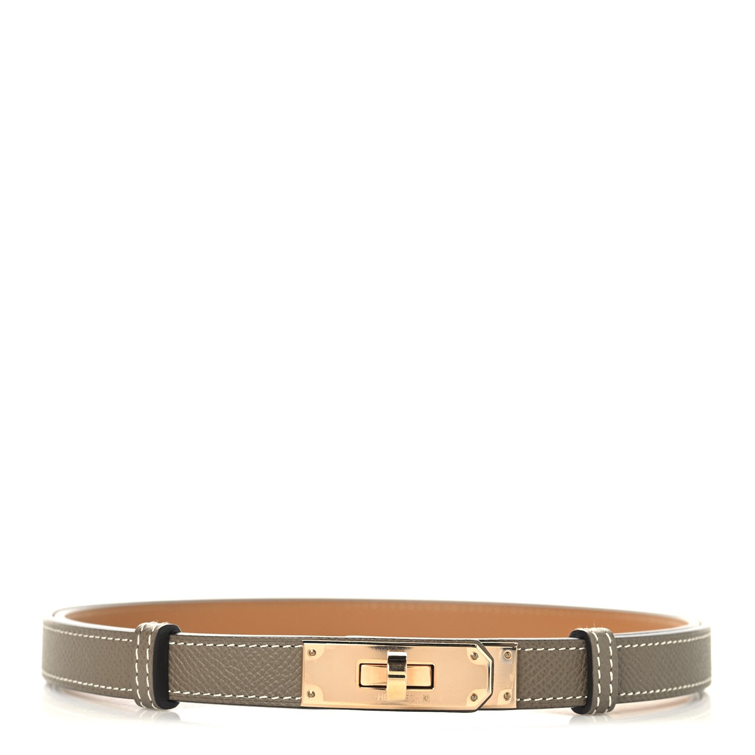 Hermes Epsom Kelly Belt Etoupe 1 of 3