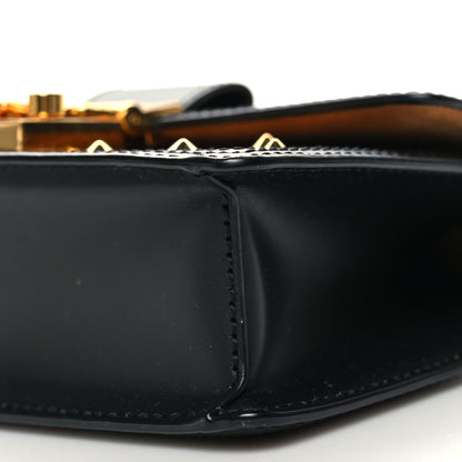 MCM Visetos Monogram Studded Mini Tracy Crossbody Bag Cognac 9 of 10